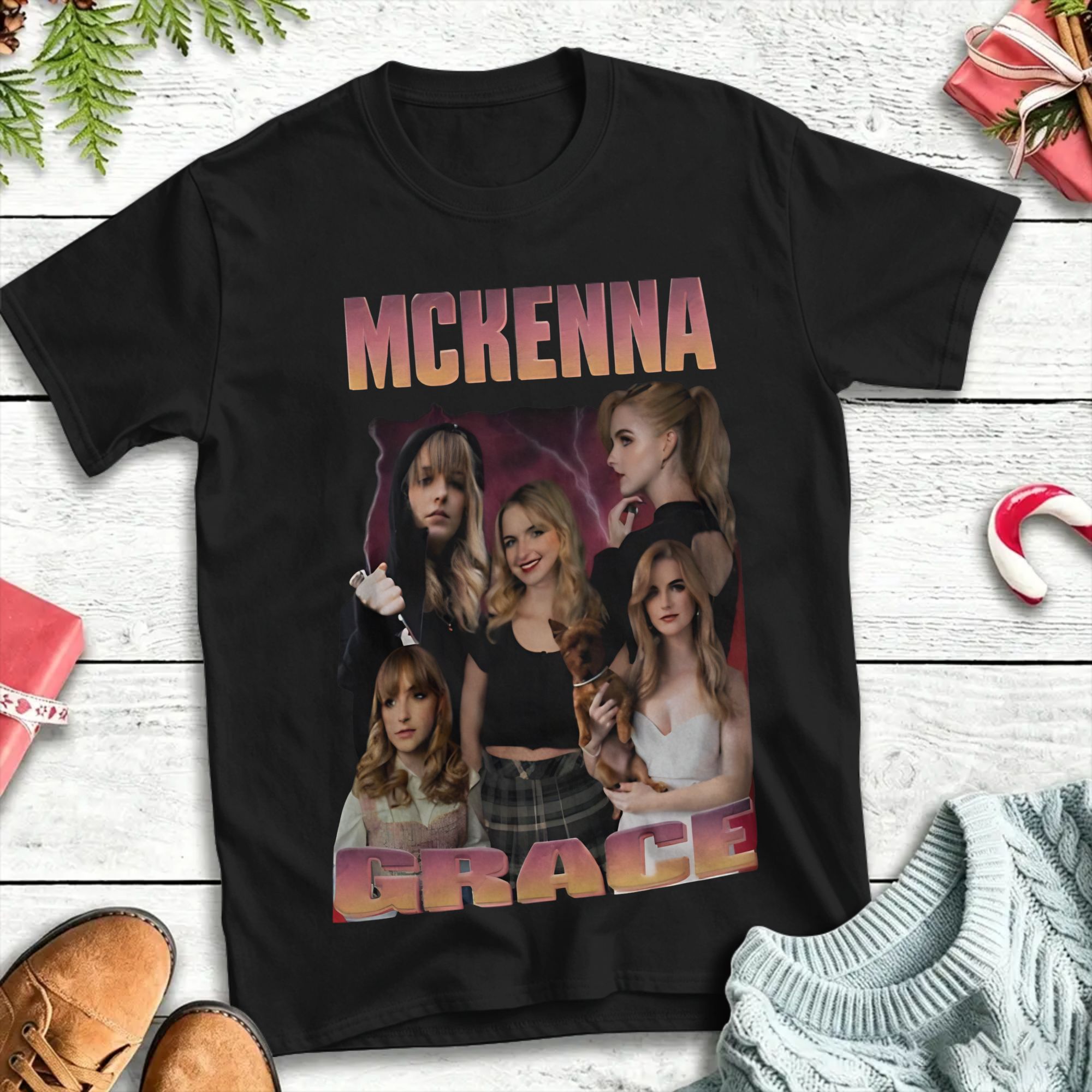 Summer Clothing Wholesale - Хлопковая футболка Mckenna Grace для мужчин,