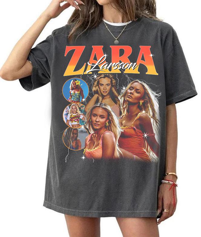 Summer Zara - Ретро-футболка Zara Larsson, футболка Zara Larsson